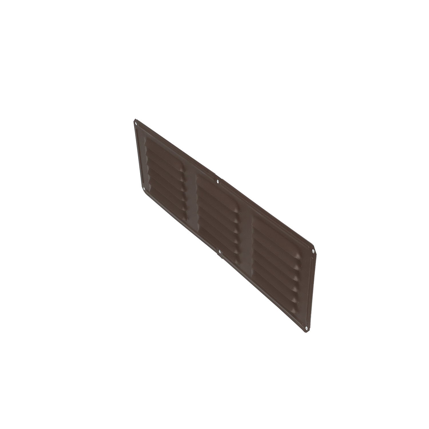 slide 4 of 6, Air Vent 4-in x 16-in Brown Aluminum Soffit Vent, 1 ct