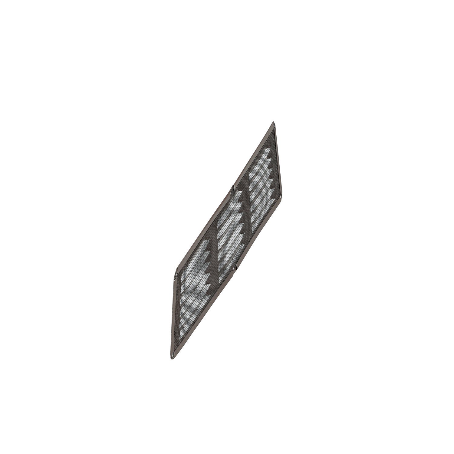 slide 5 of 6, Air Vent 4-in x 16-in Brown Aluminum Soffit Vent, 1 ct