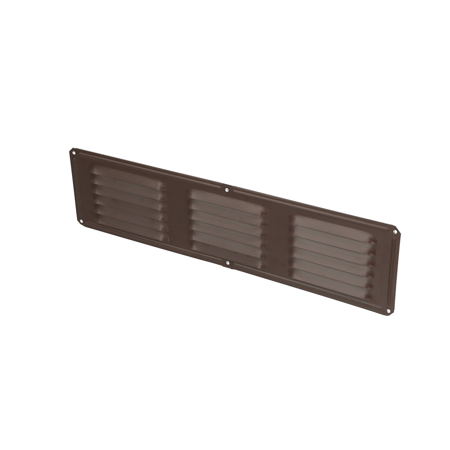 slide 1 of 6, Air Vent 4-in x 16-in Brown Aluminum Soffit Vent, 1 ct