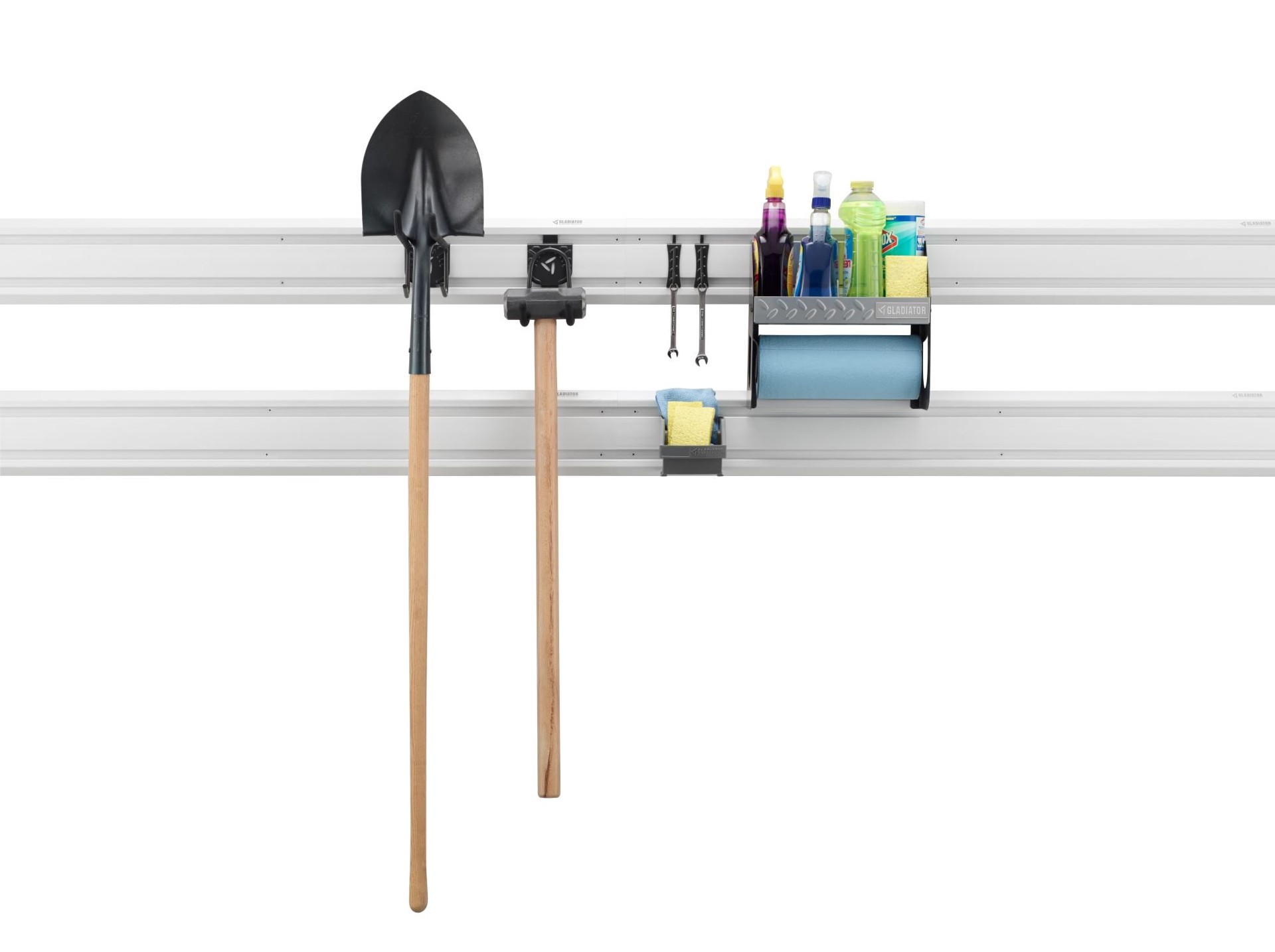 slide 3 of 4, Gladiator Shelf hanger 12-in Gray Steel, 1 ct