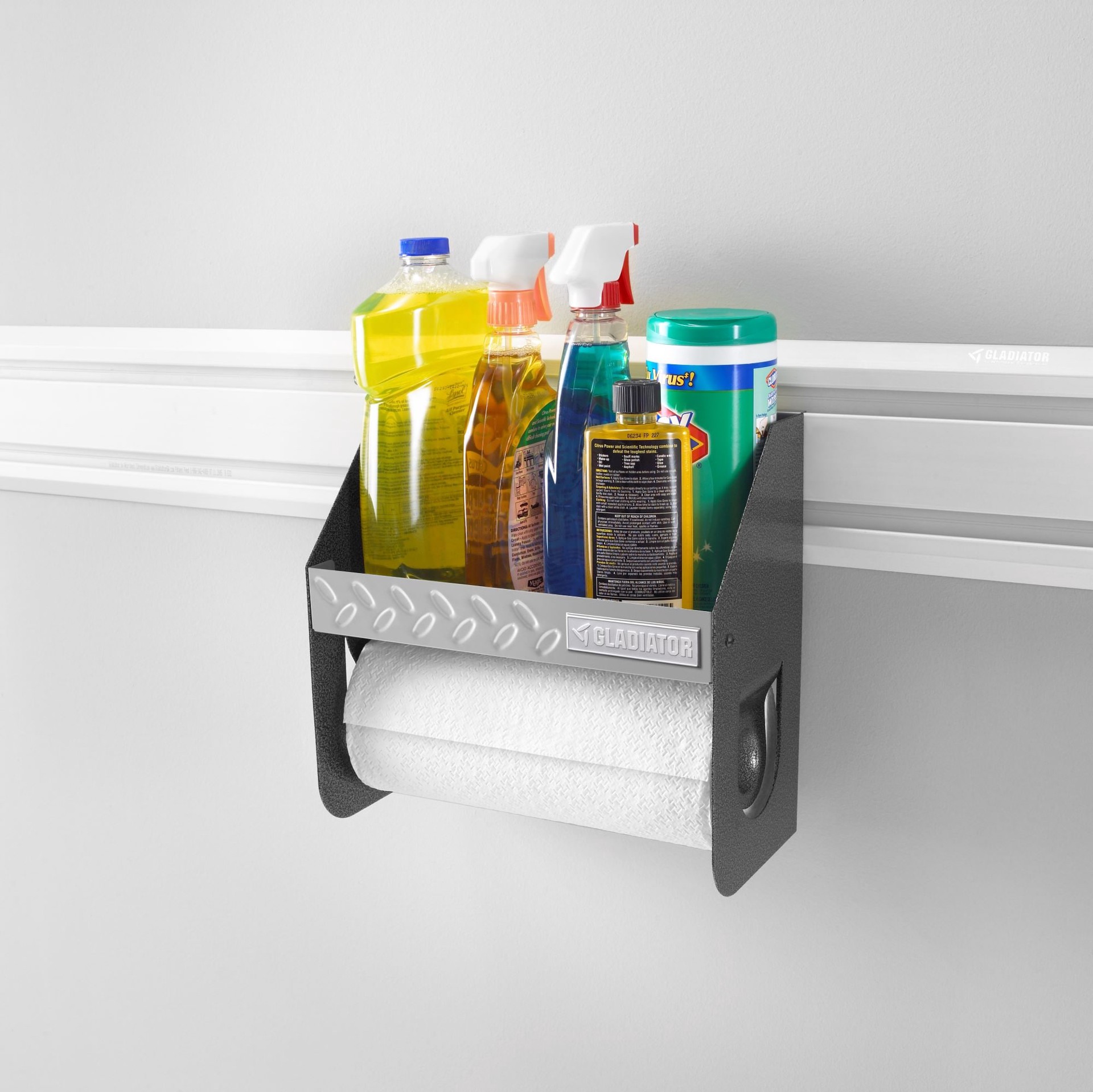 slide 4 of 4, Gladiator Shelf hanger 12-in Gray Steel, 1 ct