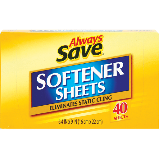 slide 1 of 1, Always Save Fabric Softener Sheets, 40 ct