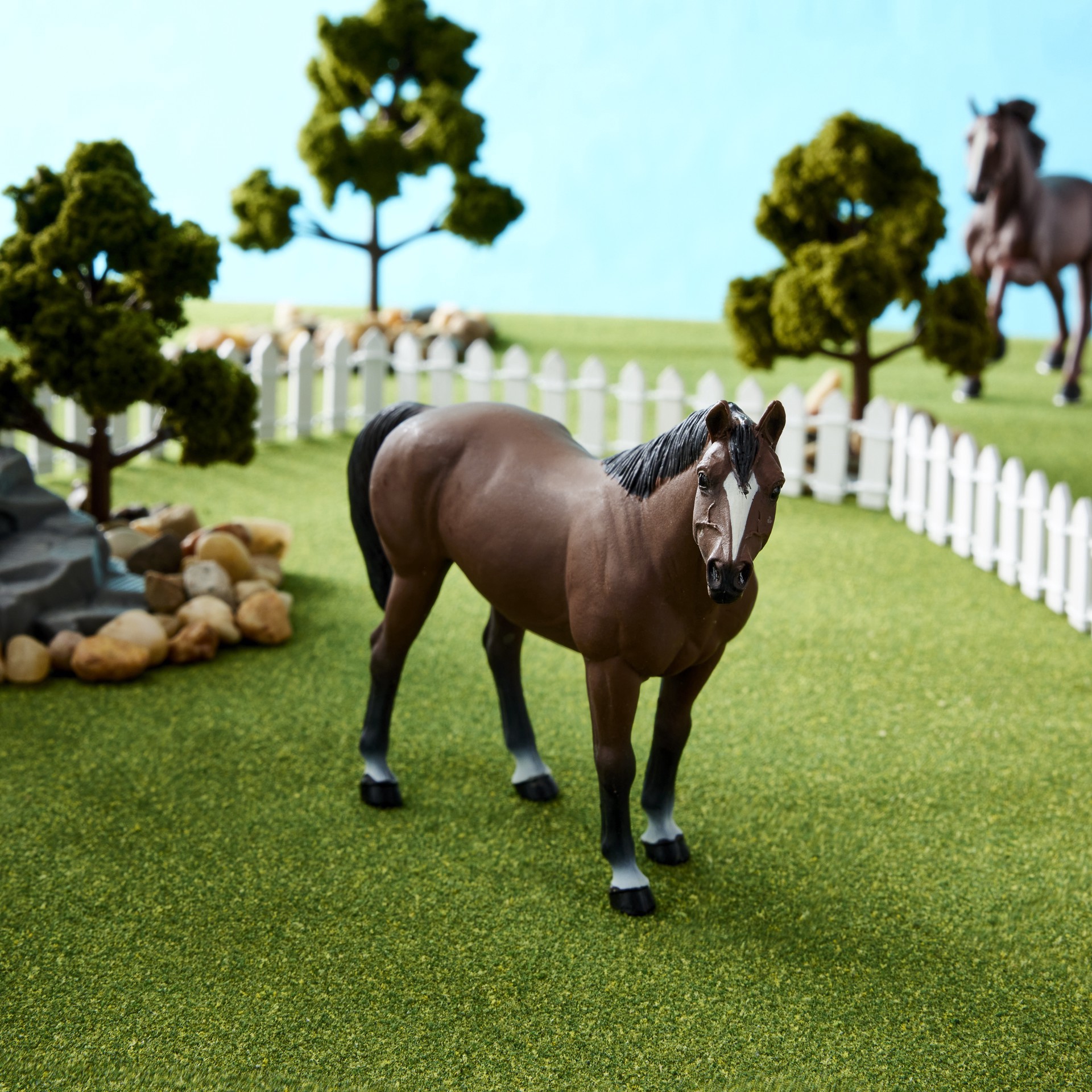 slide 2 of 3, Safari Ltd. Safari Ltd Quarter Horse Gelding, 5.5 in in x 4.5 in