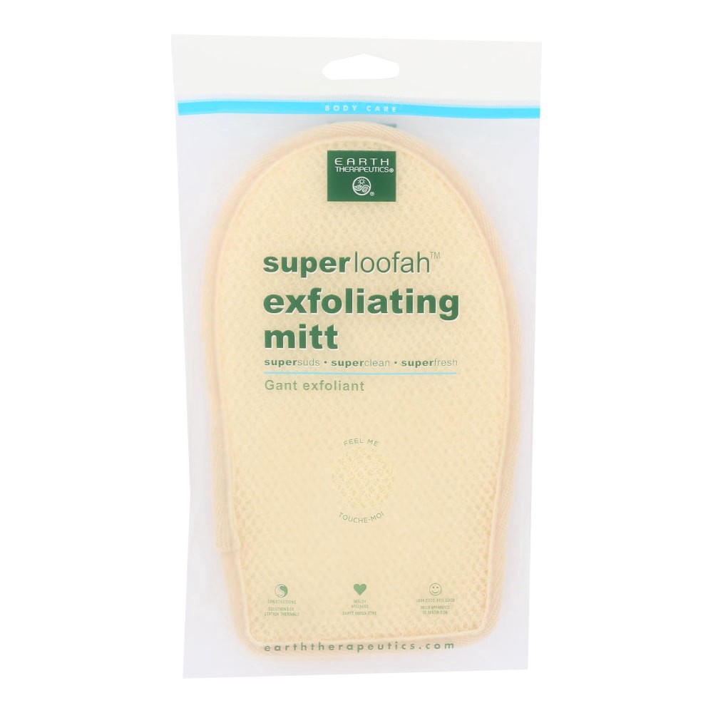 slide 1 of 1, Earth Ther Exfoliat Bath Mitt, 1 ct
