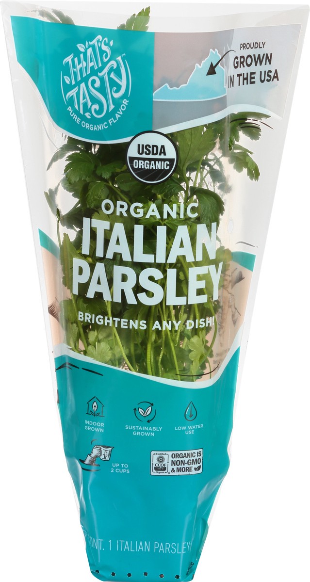 slide 4 of 10, That's Tasty Living Organic Parsley, 1 ct