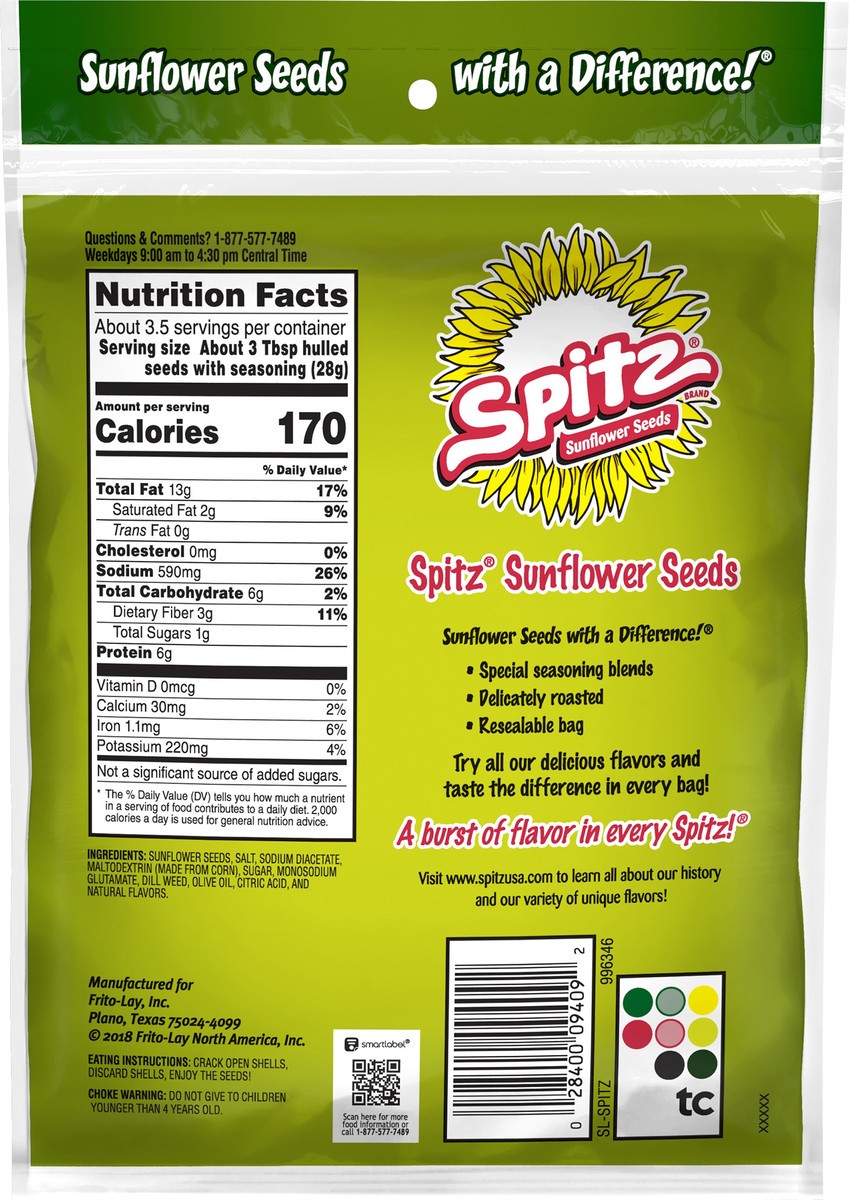 slide 2 of 5, Spitz Sunflower Seeds, 6 oz