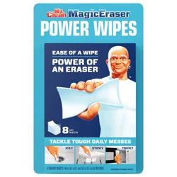 Mr. Clean Magic Eraser Power Wipes, 8 count