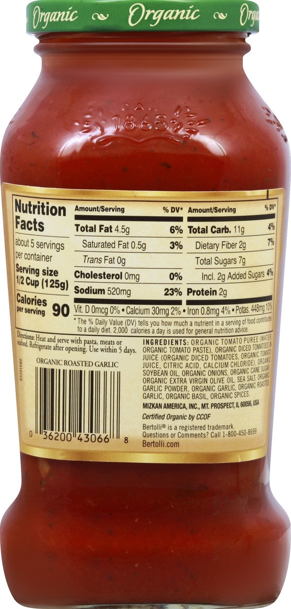 slide 2 of 8, Bertolli Marinara Sauce 24 oz, 24 oz