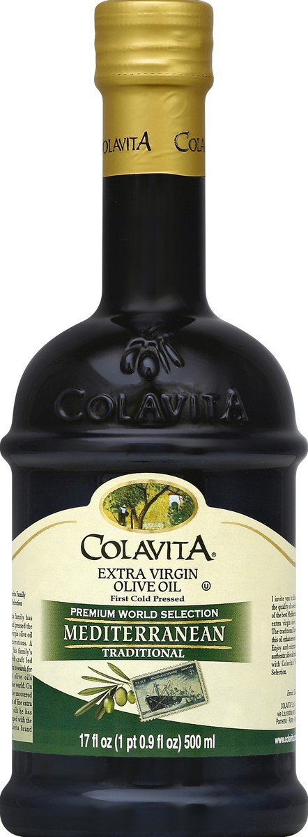 slide 2 of 2, Colavita Mediterranean Extra Virgin Olive Oil, 17 oz