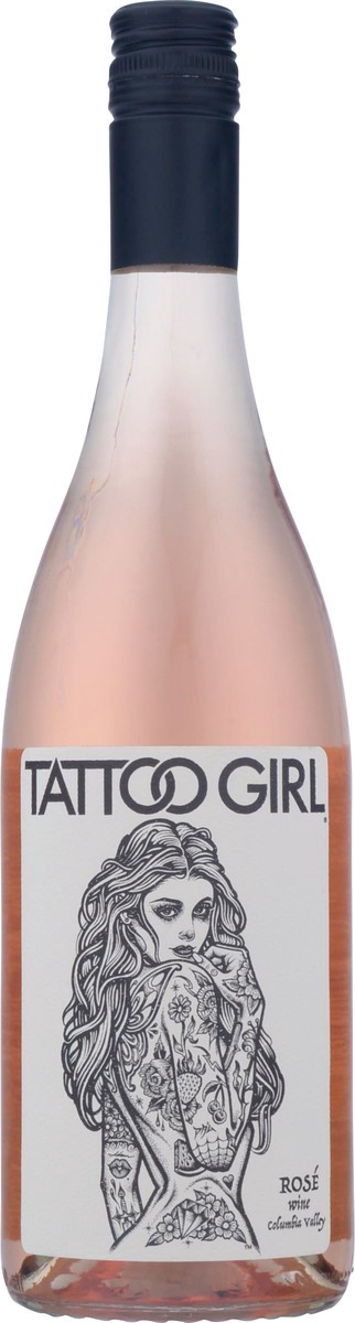 slide 6 of 9, Tattoo Girl Columbia Valley Rose Wine 750 ml, 750 ml