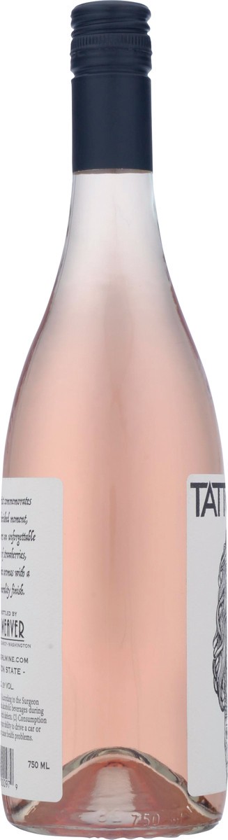 slide 7 of 9, Tattoo Girl Columbia Valley Rose Wine 750 ml, 750 ml