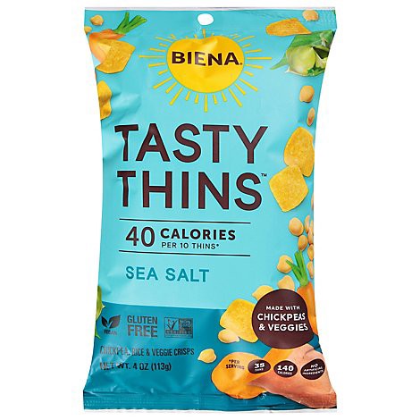 slide 1 of 1, Biena Sea Salt Crispy Tasty Thins - 4 Oz, 4 oz