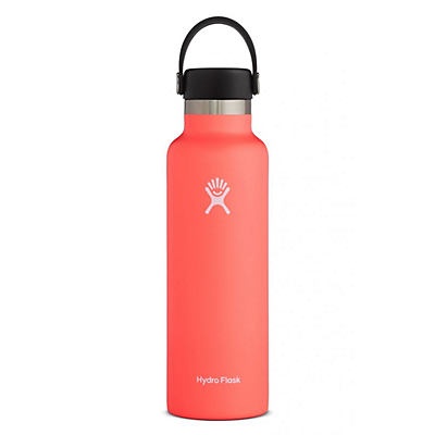 slide 1 of 1, Hydro Flask Standard Mouth Insulated Bottle with Flex Cap, Hibiscus, 21 oz