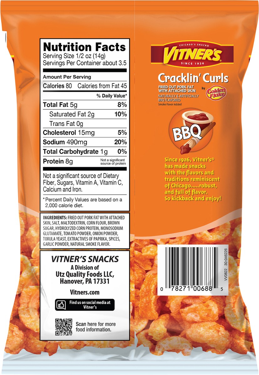 slide 2 of 7, Vitner's Vitners Bbq Cracklin - 2 oz, 2 oz
