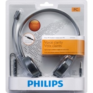 slide 1 of 1, Philips Pc Headset With Voice Clarity, 1 ct