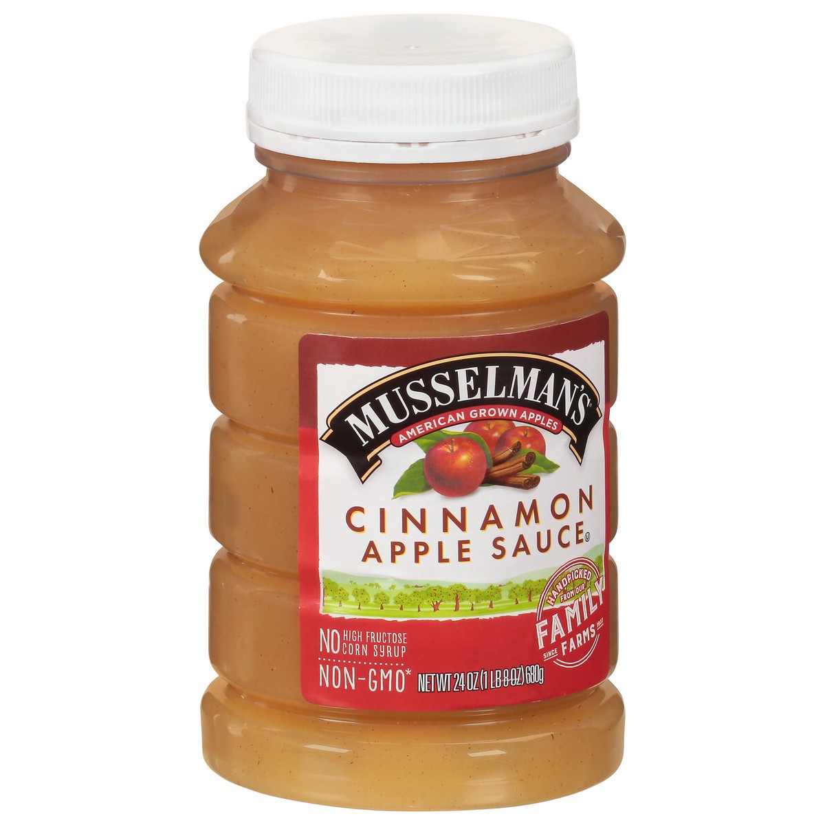 slide 9 of 14, Musselman's Cinnamon Apple Sauce, 24 oz