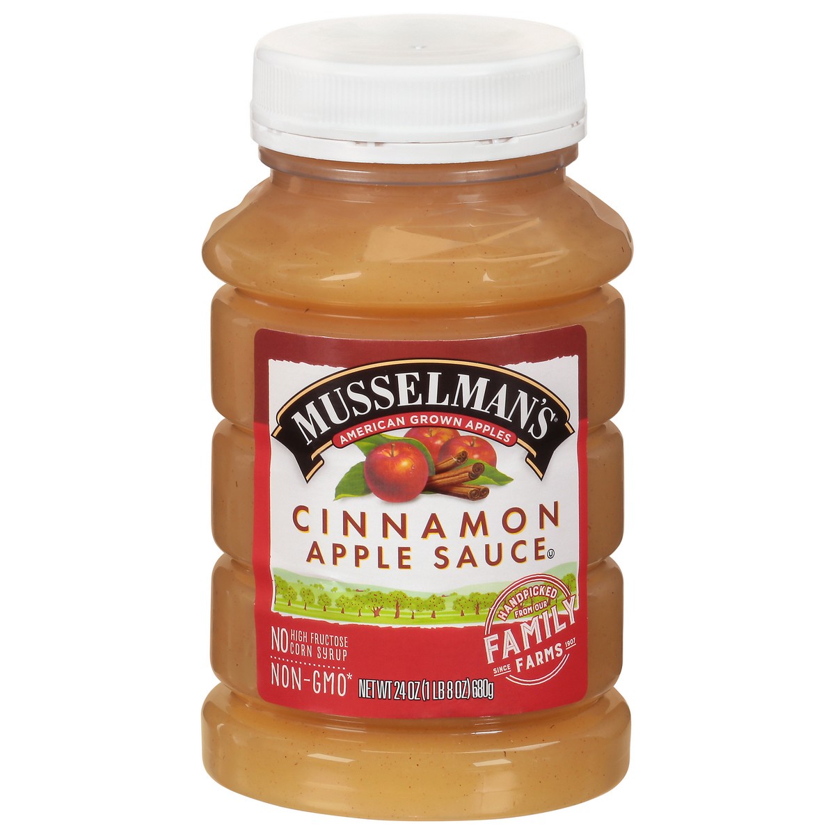 slide 8 of 14, Musselman's Cinnamon Apple Sauce, 24 oz