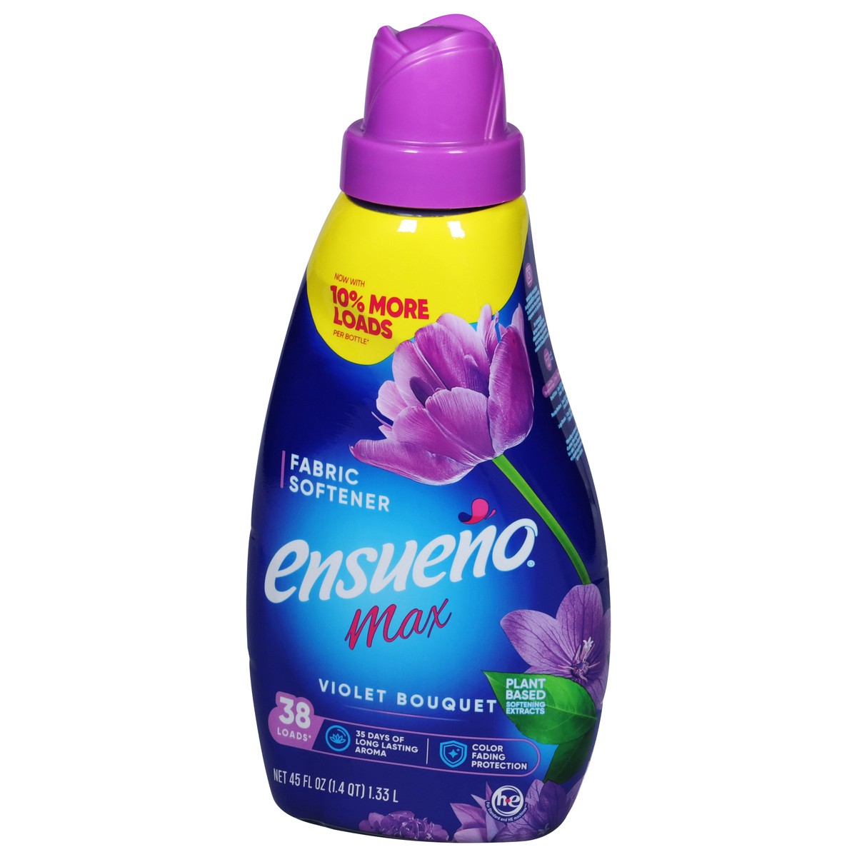 slide 9 of 13, Ensueno Violet Bouquet Fabric Softener, 45 oz