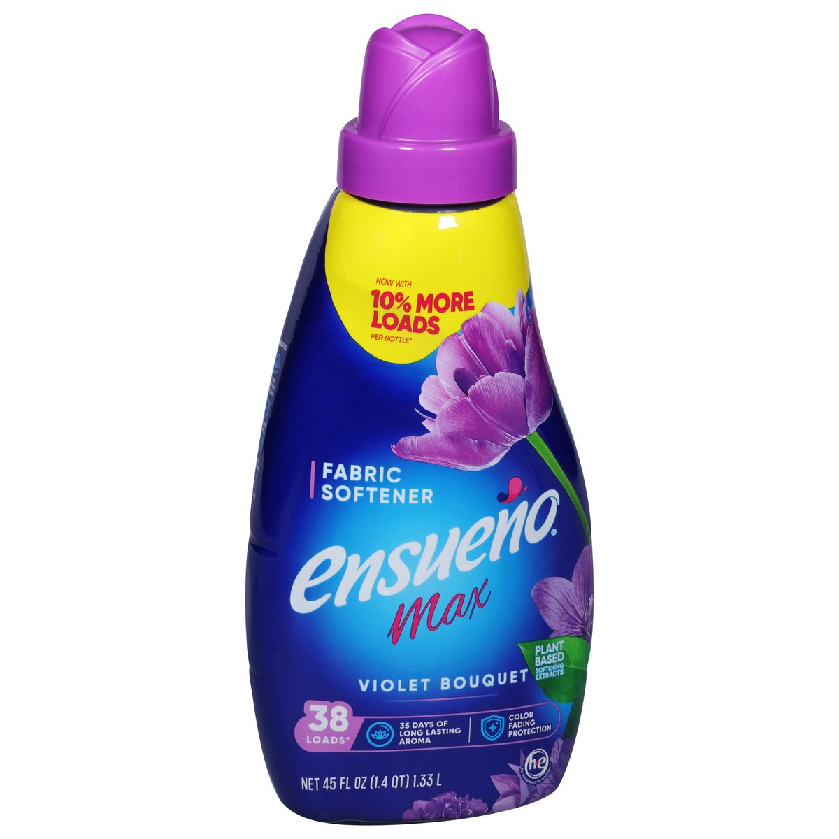 slide 8 of 13, Ensueno Violet Bouquet Fabric Softener, 45 oz