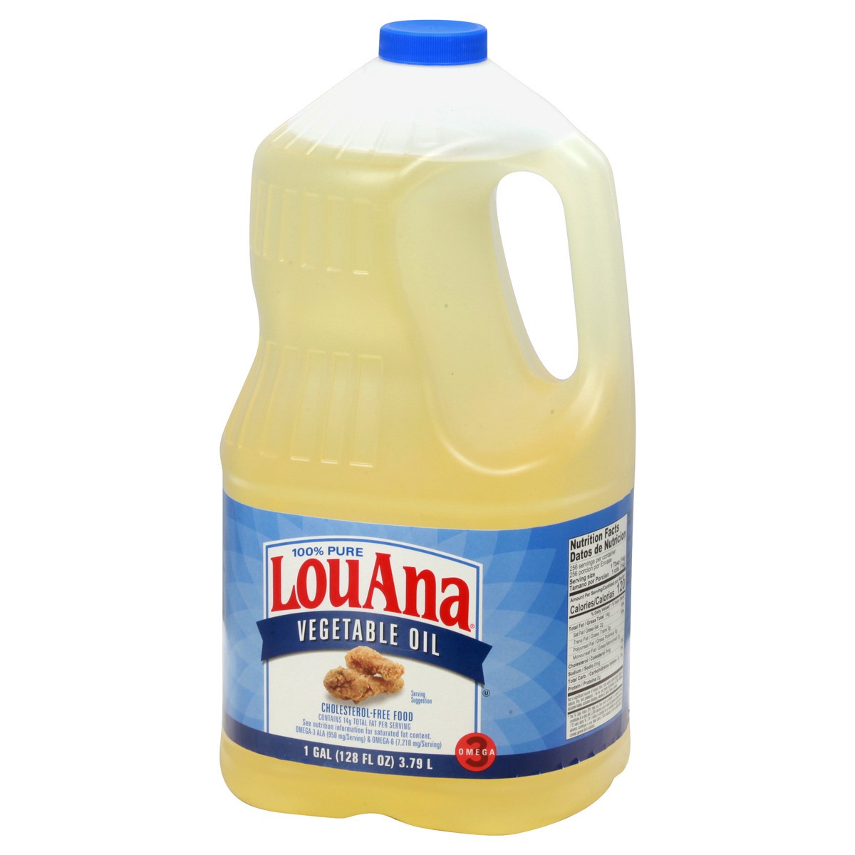 slide 13 of 13, LouAna 100% Pure Vegetable Oil 1 gal, 1 gal