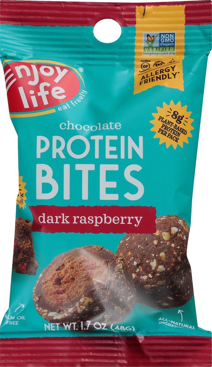 slide 7 of 9, Enjoy Life Foods Gluten Free, Allergy Friendly Dark Raspberry Protein Bites, 1.7 oz