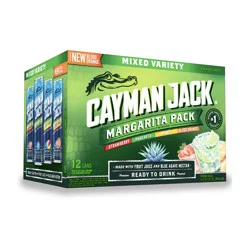 Cayman Jack Margarita Variety Pack - 12 x 12 fl oz Cans