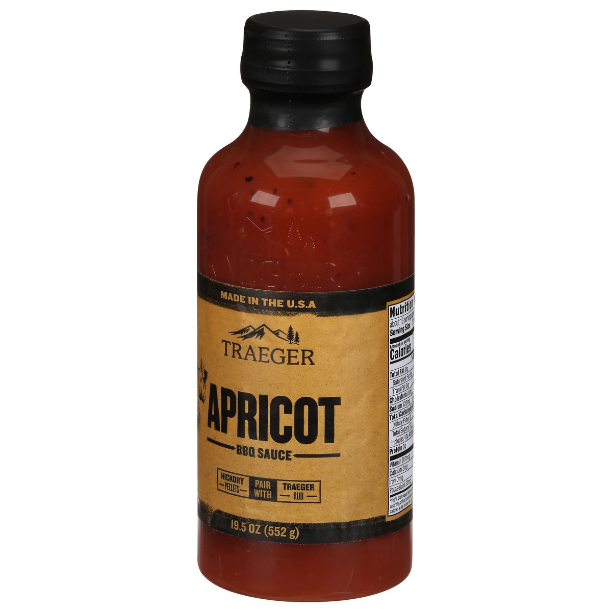 slide 3 of 9, Traeger Apricot BBQ Sauce, 19.5 oz
