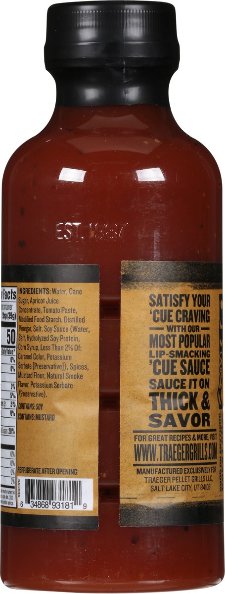 slide 5 of 9, Traeger Apricot BBQ Sauce, 19.5 oz