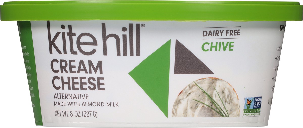 slide 6 of 9, Kite Hill Dairy Free Chive Cream Cheese Alternative 8 oz, 8 oz