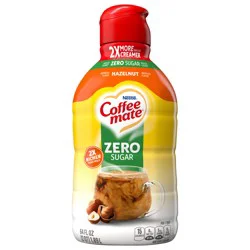 Coffee mate Hazelnut Flavored Coffee Creamer, Zero Sugar, Gluten-Free, 126 Servings