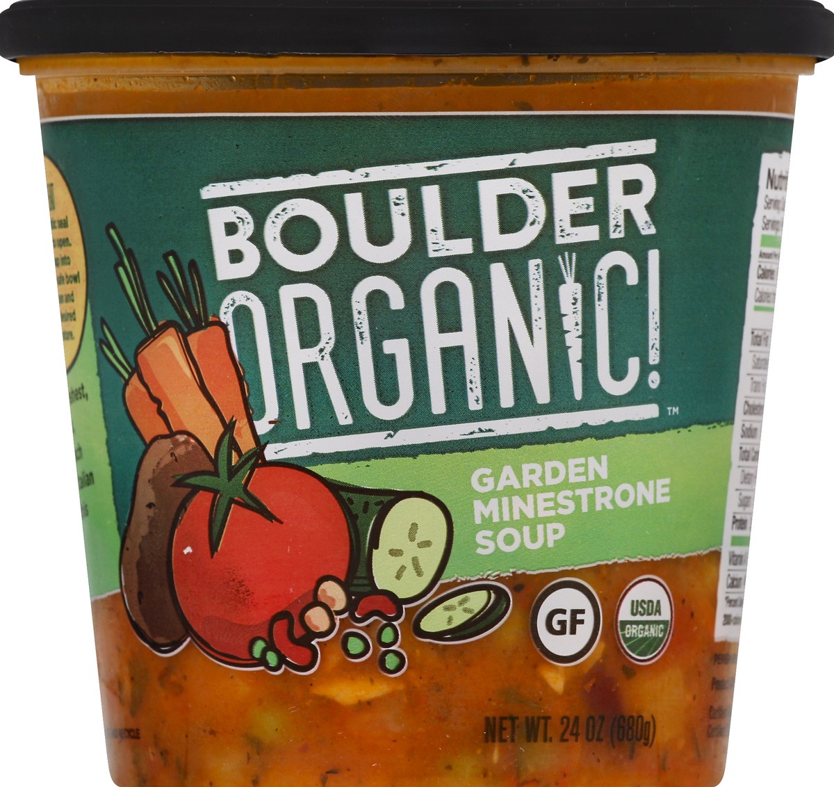 slide 1 of 7, Boulder Organic Foods Minestrone Soup - 24 Oz, 24 oz