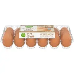 Simple Truth Cage Free Large Brown Eggs Grade AA
