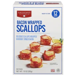 Galilean's Kitchen Bacon Wrapped Scallops - 12 ct Frozen