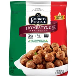 Cooked Perfect Homestyle Meatballs