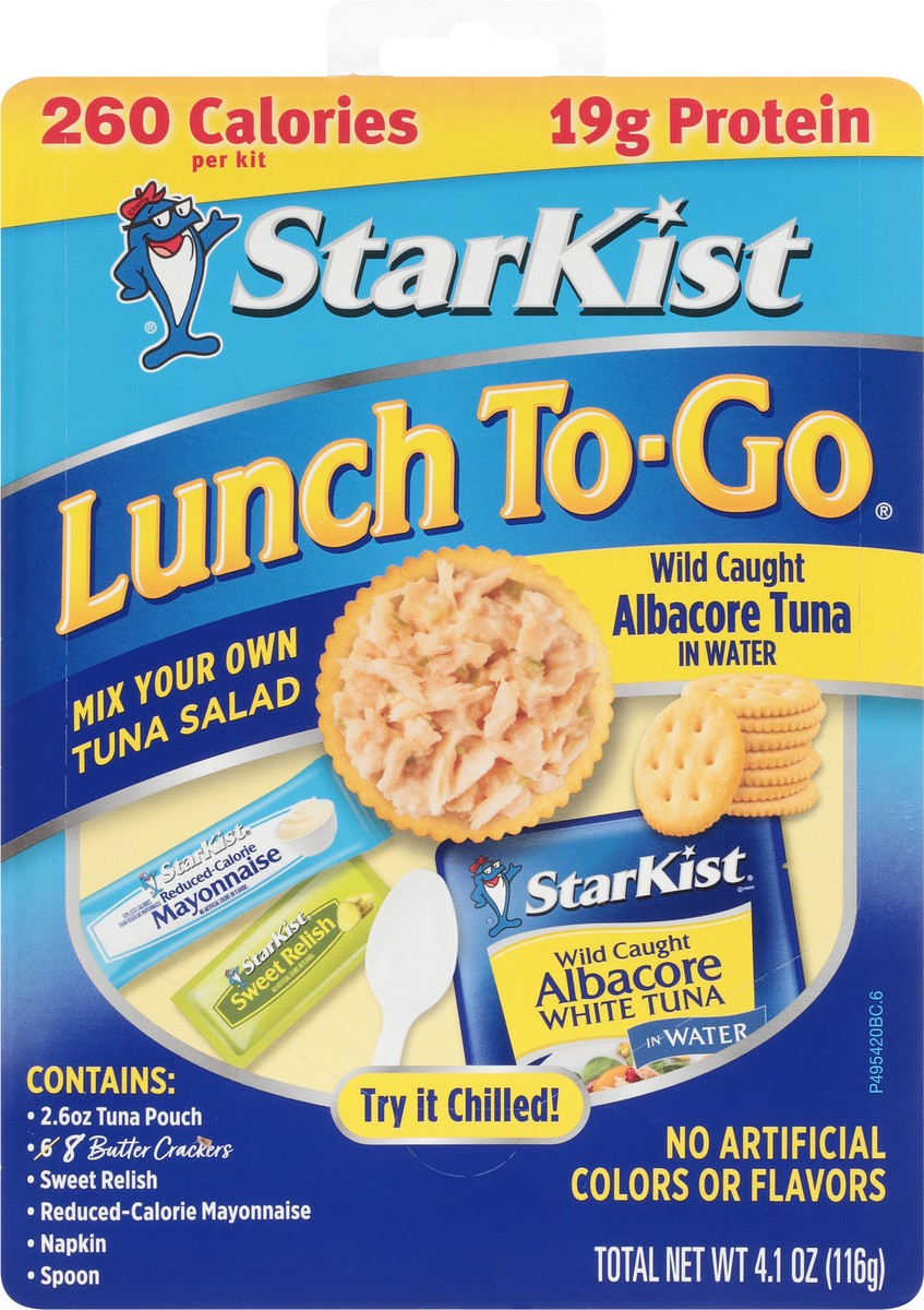 slide 6 of 9, StarKist Lunch To-Go Wild Caught Albacore Tuna in Water 4.1 oz, 4.1 oz