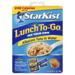 StarKist Lunch-To-Go Wild Caught Albacore Tuna Salad Kit 4.5 oz