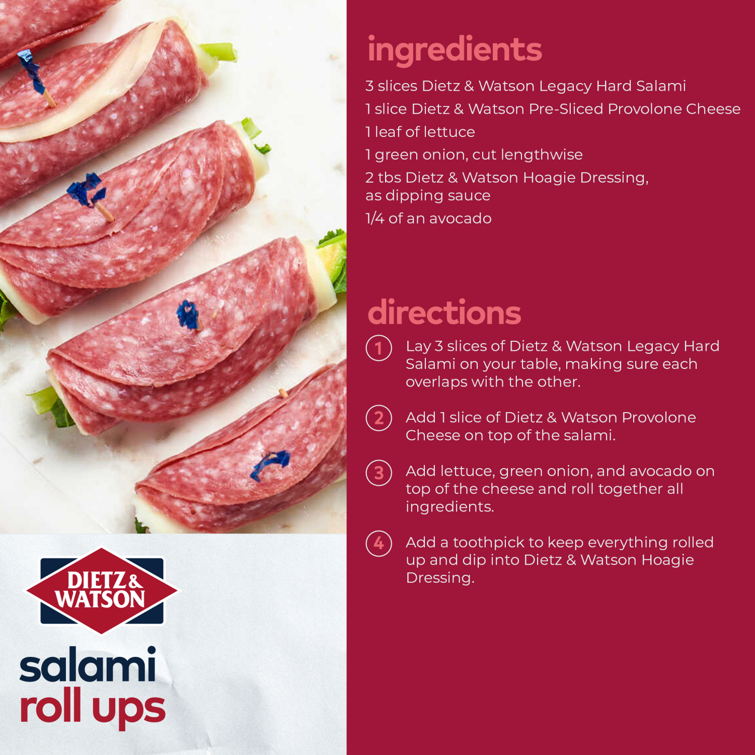 slide 3 of 5, Dietz & Watson Hard Salami 7 oz, 7 oz