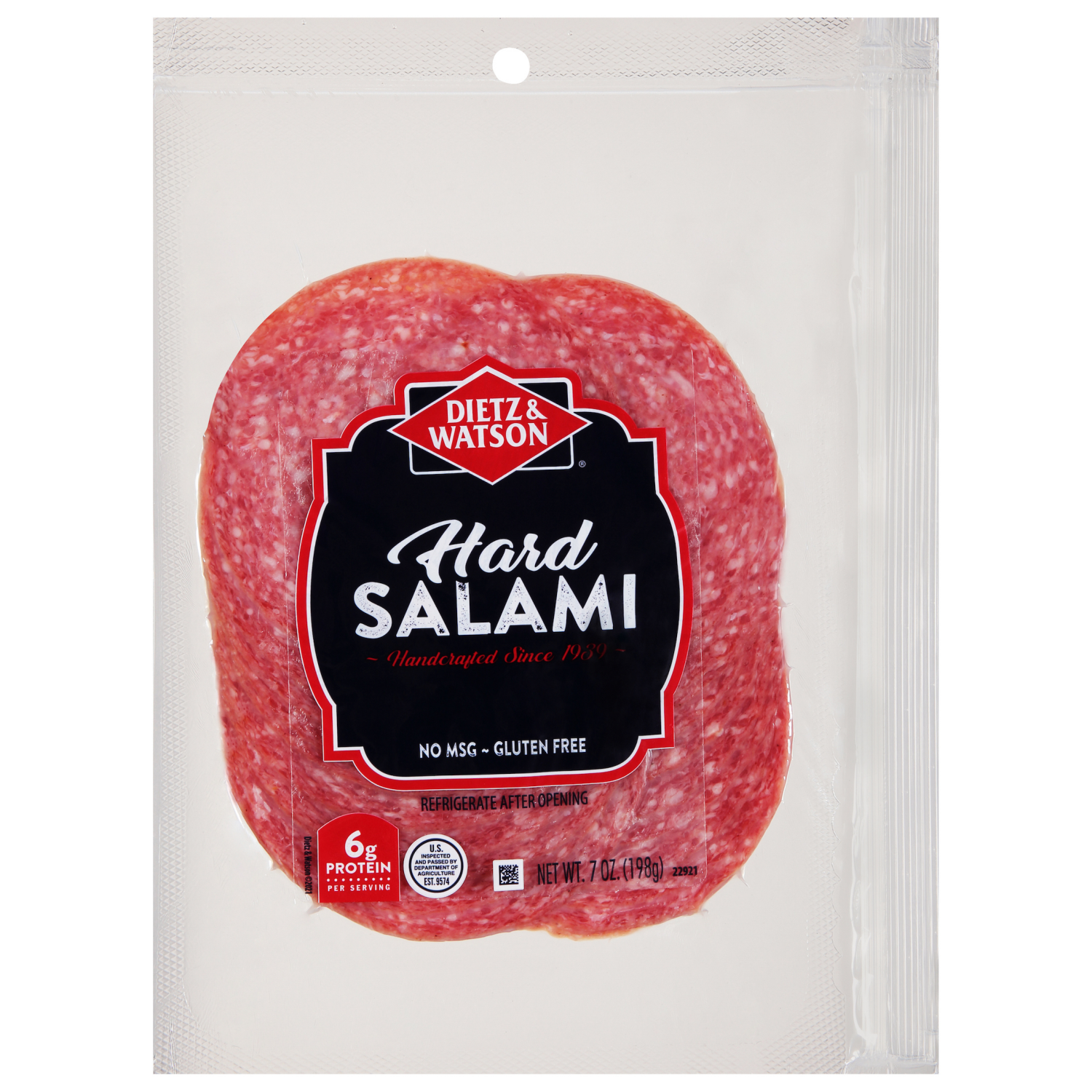 slide 1 of 5, Dietz & Watson Hard Salami 7 oz, 7 oz