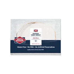 Dietz & Watson Deli Sliced Peppered Turkey Breast 16 oz