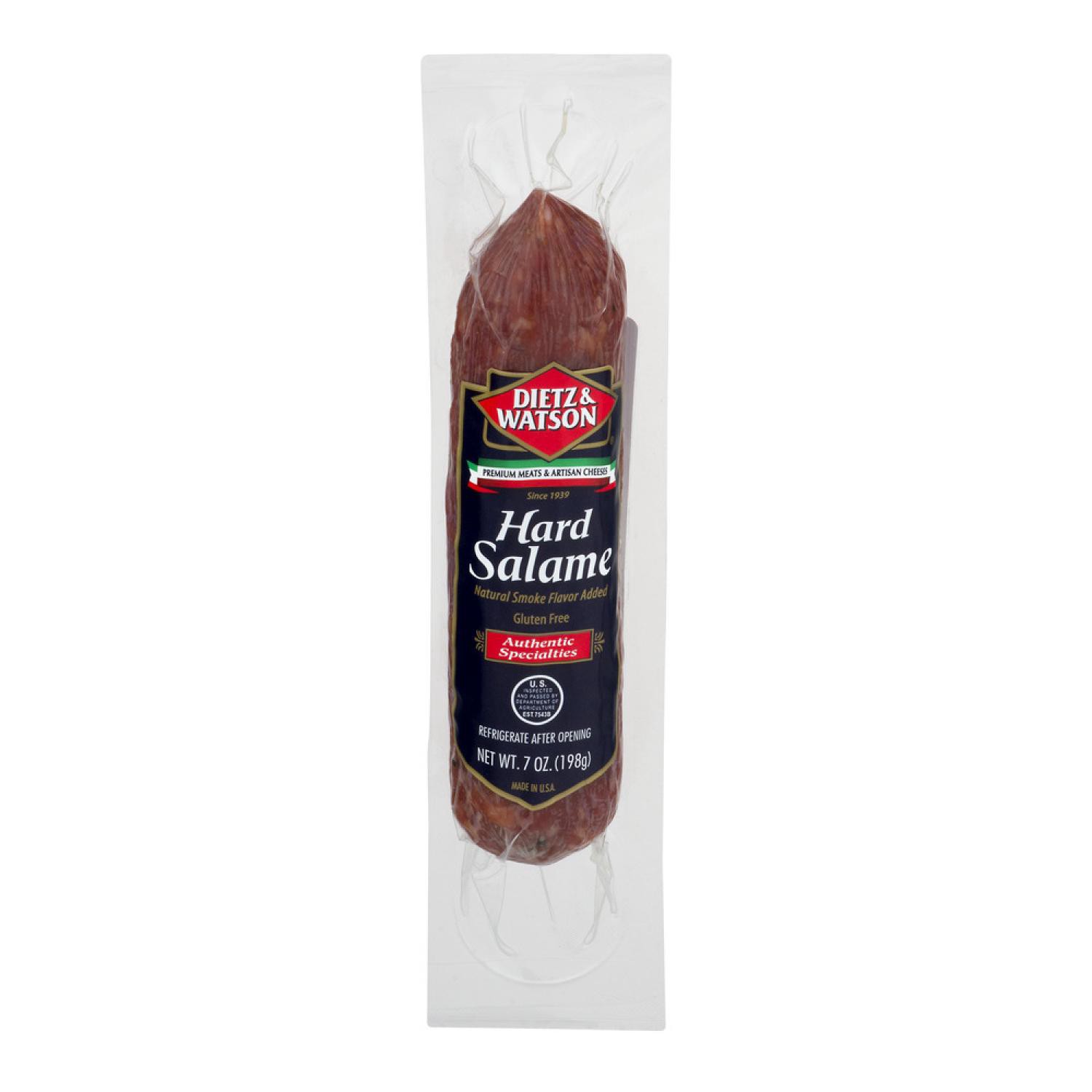 slide 1 of 2, Dietz & Watson Deitz & Watson Hard Salame, 7 Oz, 7 oz
