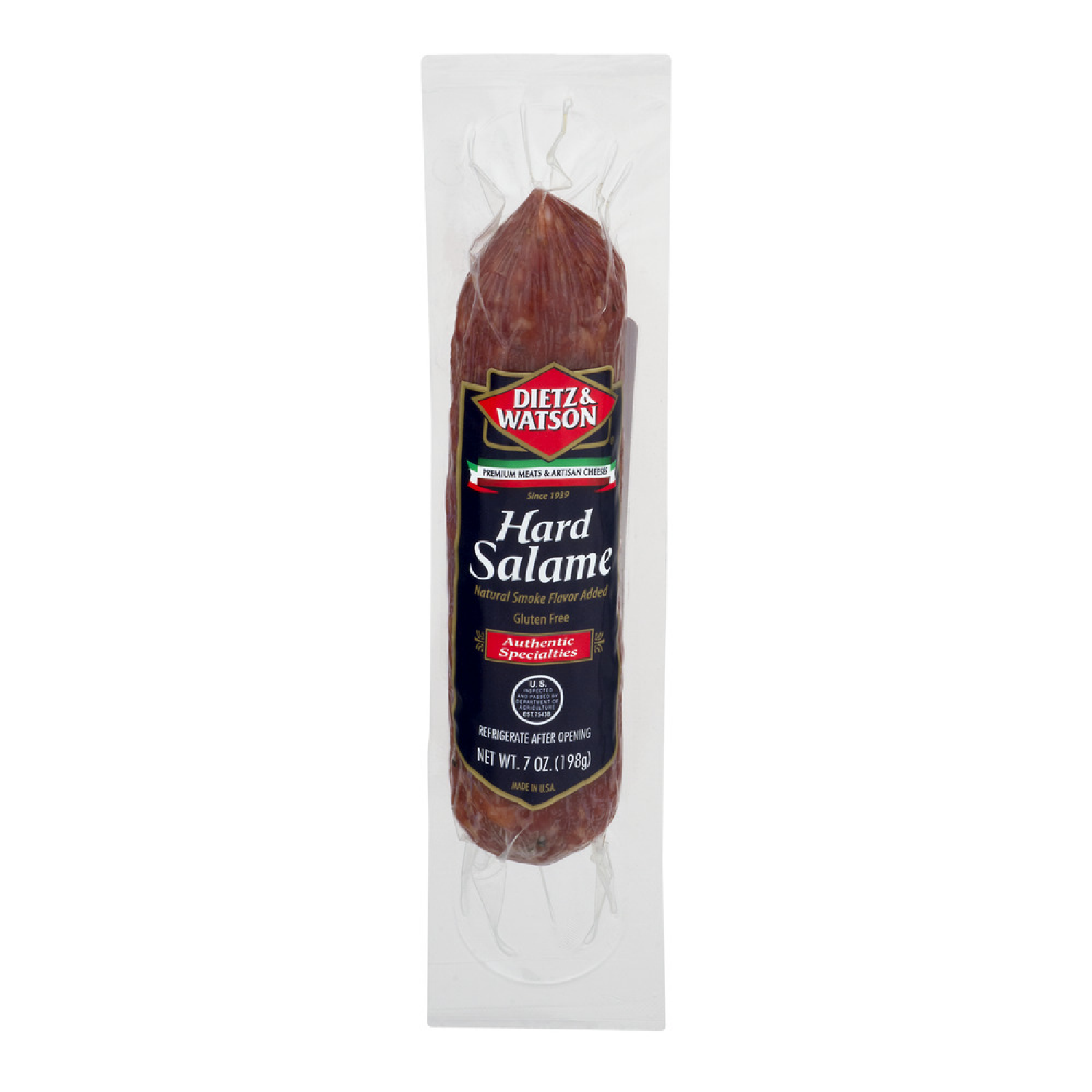 slide 1 of 2, Dietz & Watson Deitz & Watson Hard Salame, 7 oz, 7 oz