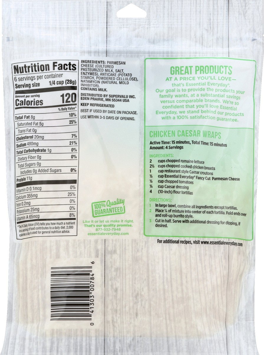 slide 2 of 6, Ee Shred Fancy Parmesan, 1 ct