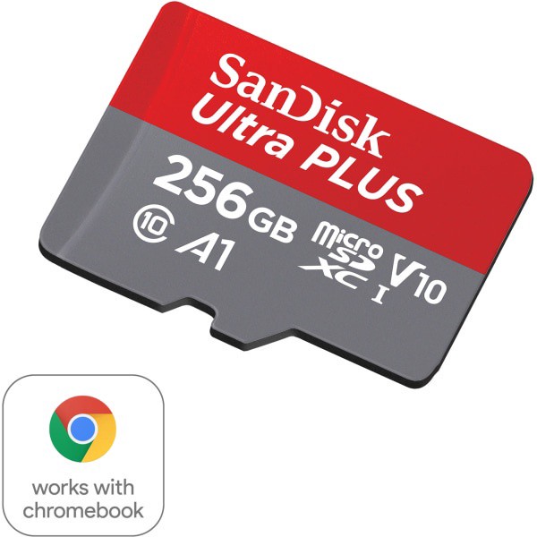 slide 3 of 4, SanDisk Ultra Plus Microsdxctm Uhs-I Card With Adapter 256Gb, 1 ct