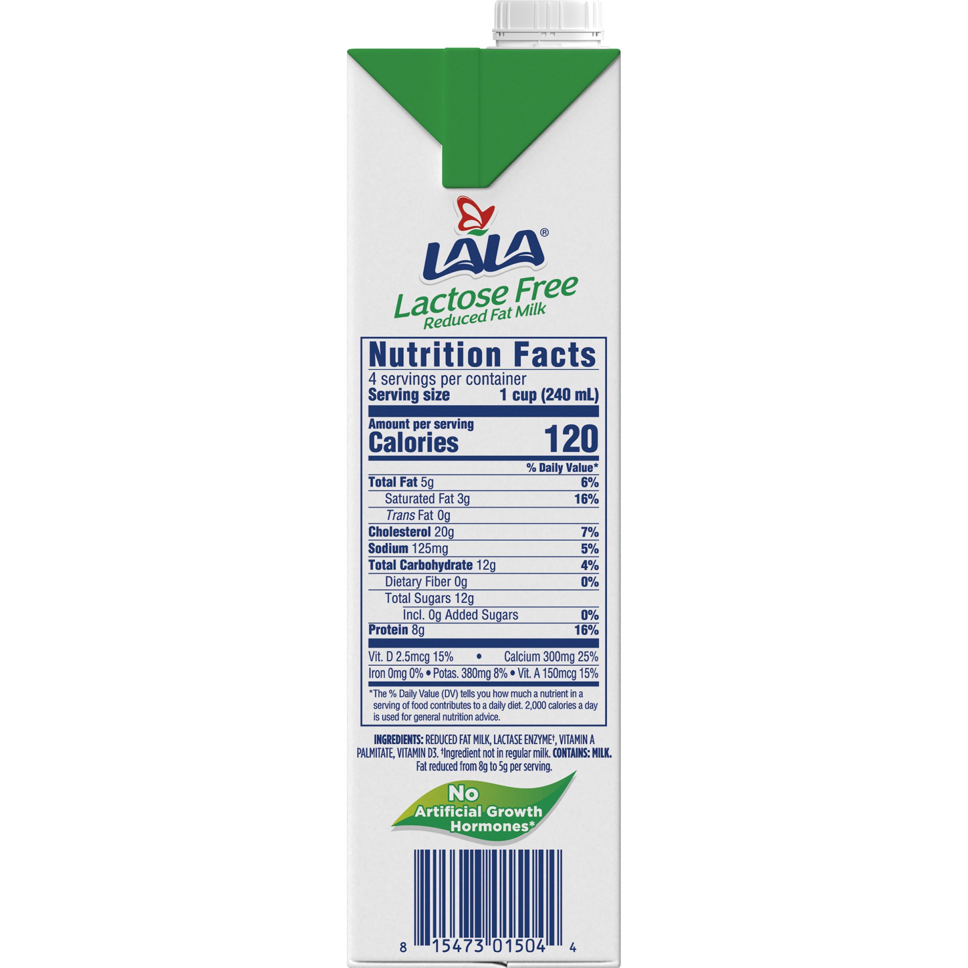 slide 5 of 8, LALA Lactose Free Uht Milk, 32 oz