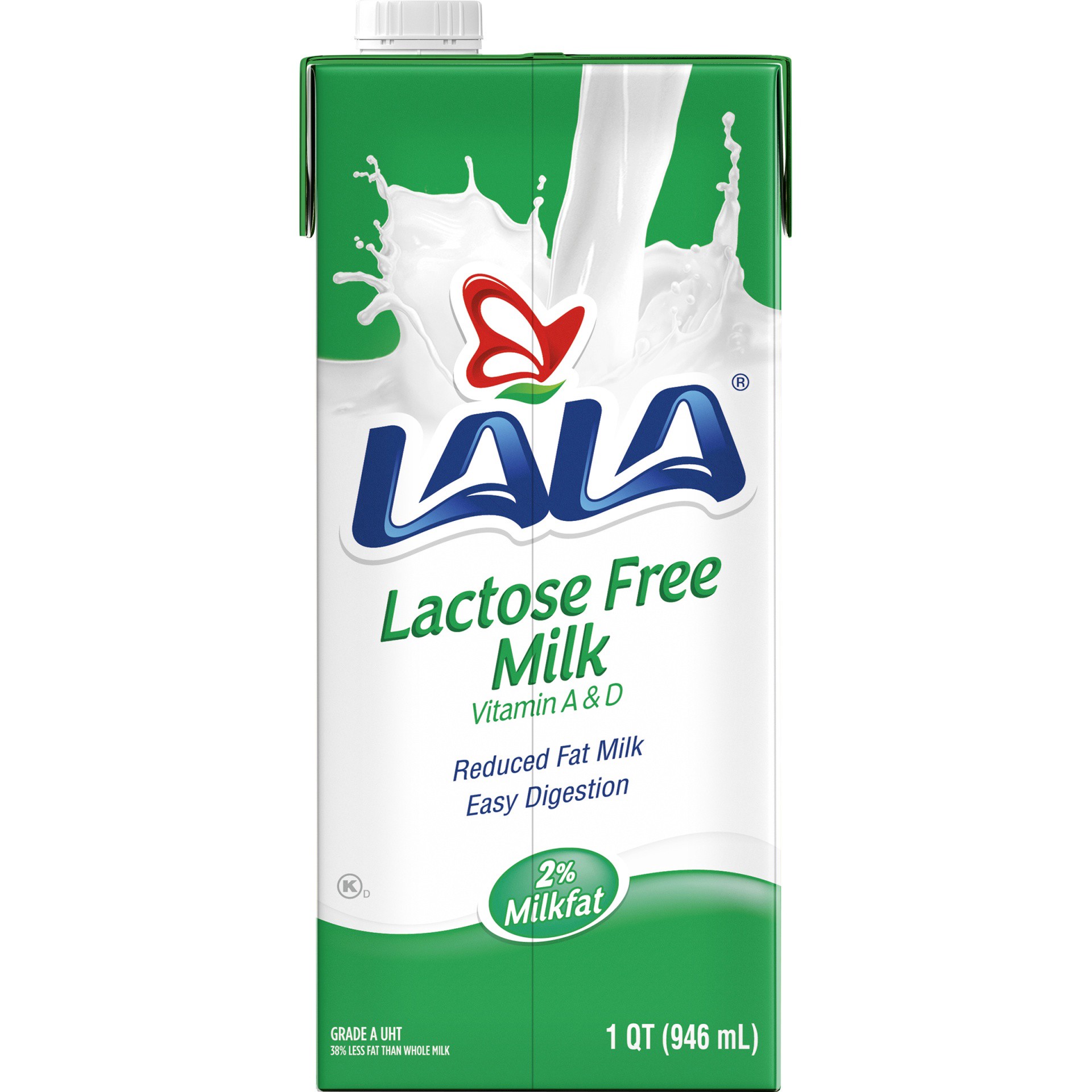 slide 6 of 8, LALA Lactose Free Uht Milk, 32 oz