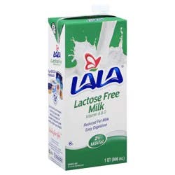 LALA 2% Reduced Fat Lactose Free Milk 1 pt