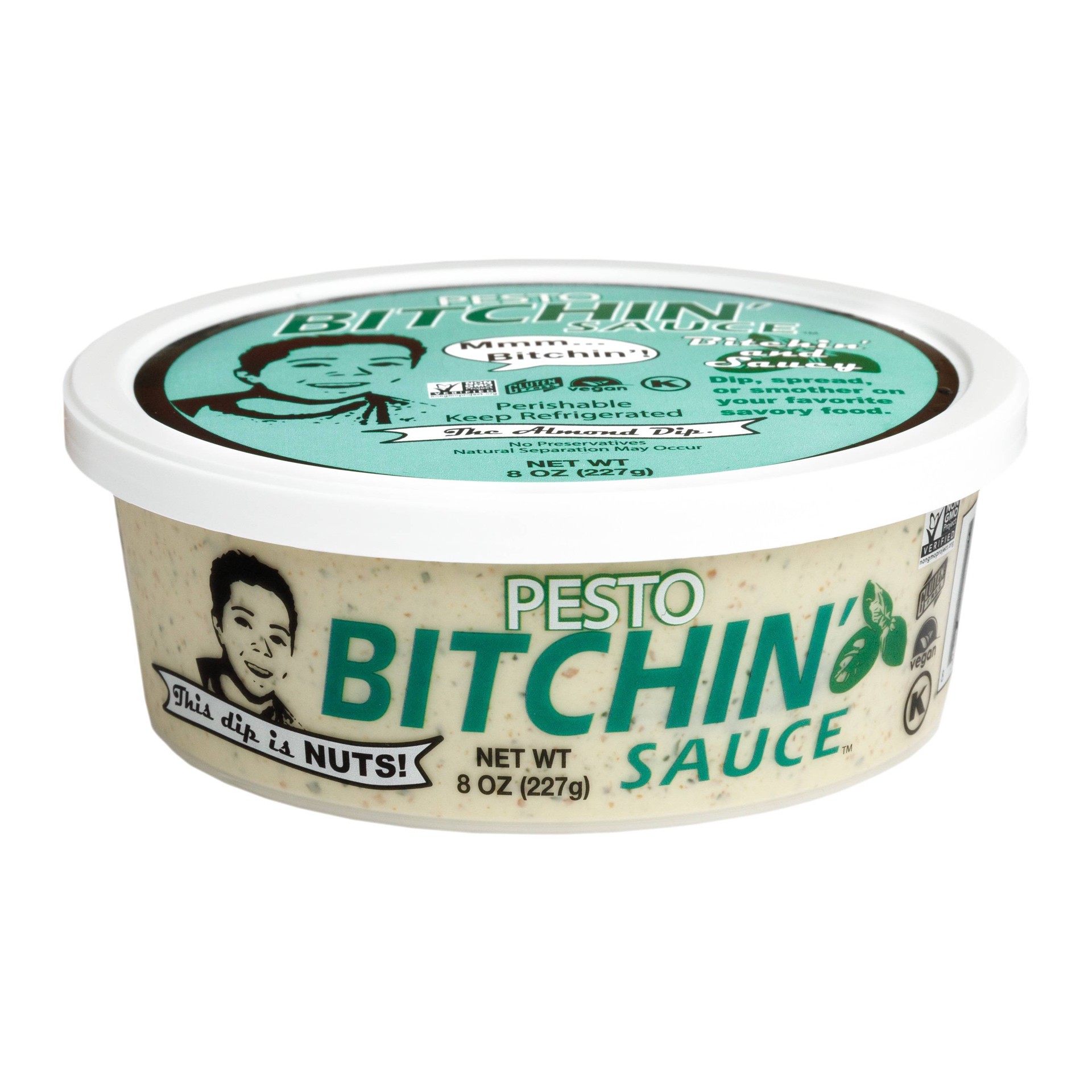 slide 1 of 4, Bitchin' Sauce Bitchin Sauce Bitchin Pesto 8Oz, 8 oz