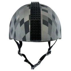 Raskullz Block 8-Bit Child Bike Helmet - Gray