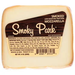Smoky Park Smoked Mozzarella Cheese Block