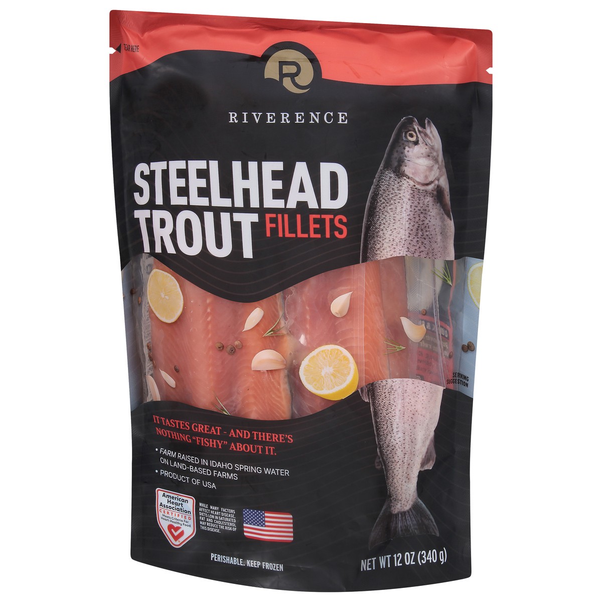 slide 6 of 9, Riverence Steelhead Trout Fillets 12 oz, 12 oz